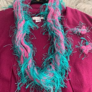 YARN & STRING NECKLACE & EARRINGS